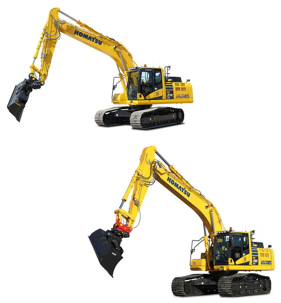 KOMATSU EUROPE PRESENTA GLI ESCAVATORI PC210LCI-11, PC290LCI/NLCI-11